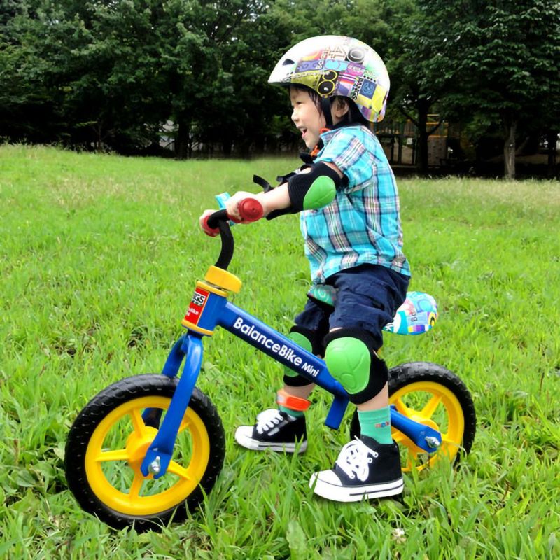 ラングス バランスバイクアルミボディマット ブルー 玩具 自転車